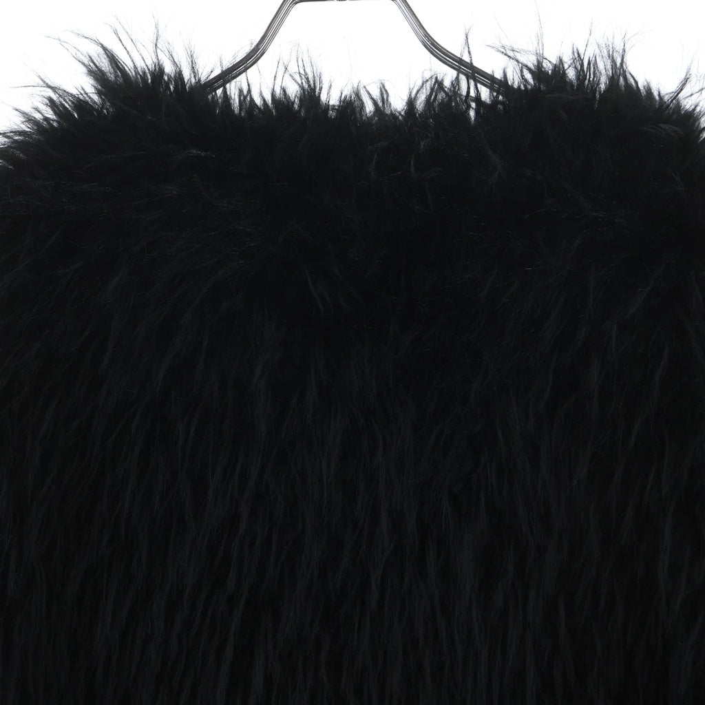 s'yte(サイト) SHAGGY FUR CREW NECK PULLOVER シャギー ファー クルー ネック プルオーバー ブラック UU-B11-623