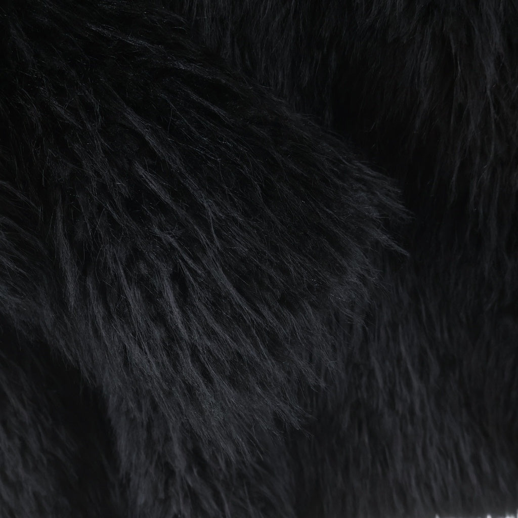 s'yte(サイト) SHAGGY FUR CREW NECK PULLOVER シャギー ファー クルー ネック プルオーバー ブラック UU-B11-623