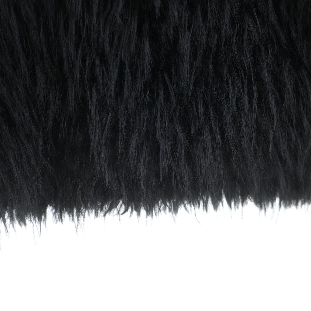 s'yte(サイト) SHAGGY FUR CREW NECK PULLOVER シャギー ファー クルー ネック プルオーバー ブラック UU-B11-623