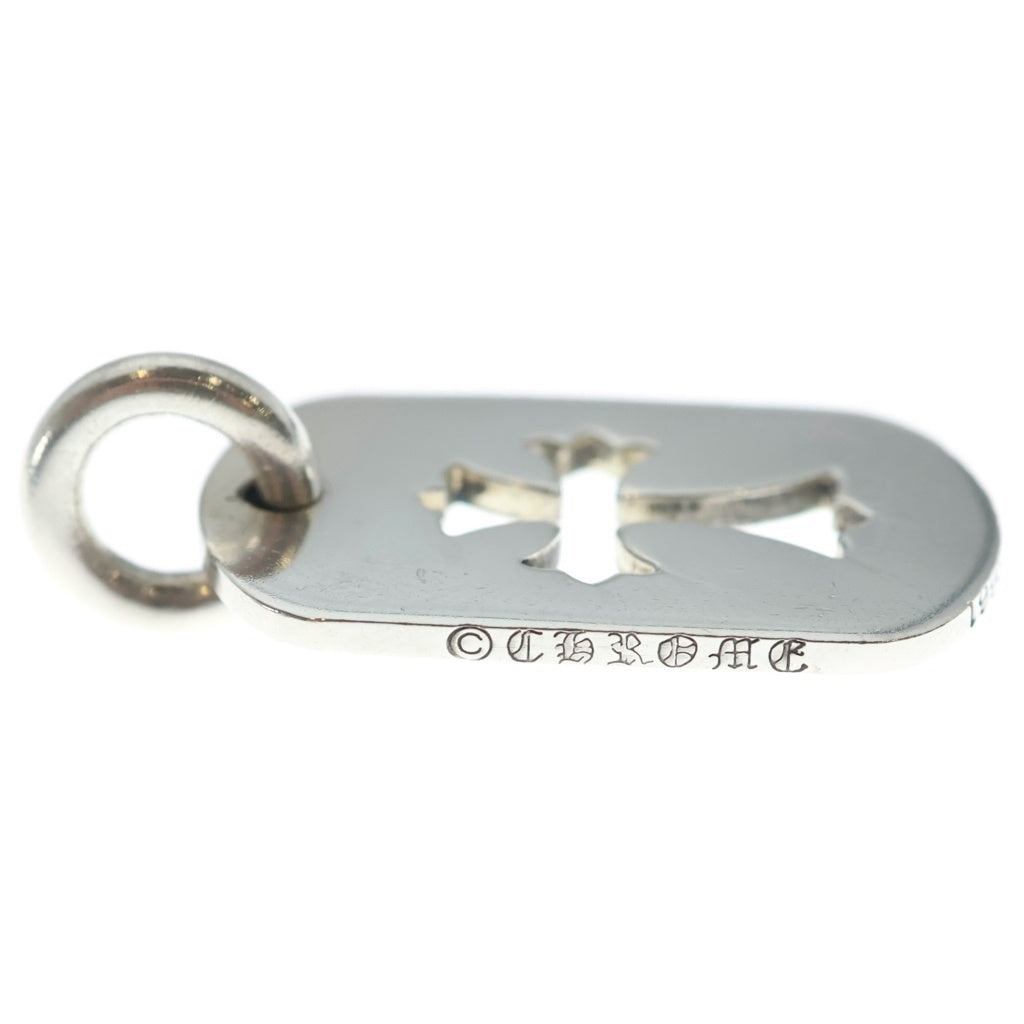 CHROME HEARTS(クロムハーツ) D TAG SML CO CRS カットアウトクロスドッグタグ スモール ペンダントトップ シルバー BCA242