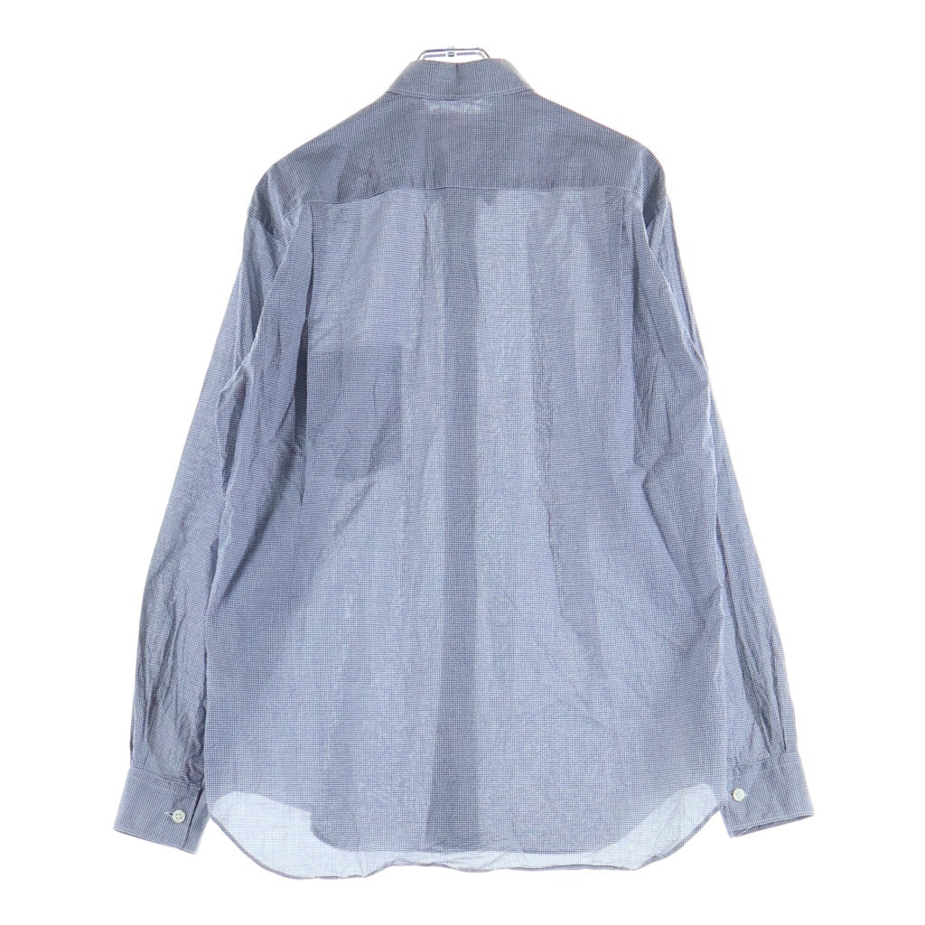 SUPREME(シュプリーム) 13SS×COMME des GARCONS SHIRT Gusset Shirt コムデギャルソン ガゼット ボタンダウン ギンガムチェック 長袖シャツ ホワイト/ブルー S1SS13