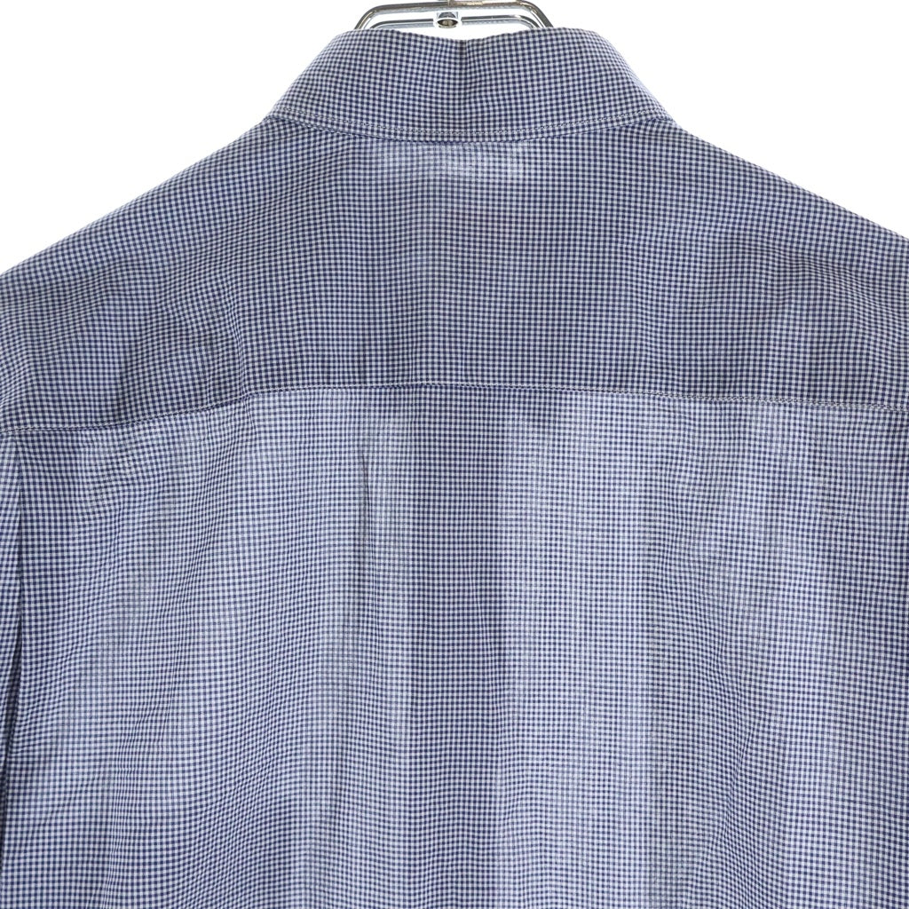 SUPREME(シュプリーム) 13SS×COMME des GARCONS SHIRT Gusset Shirt コムデギャルソン ガゼット ボタンダウン ギンガムチェック 長袖シャツ ホワイト/ブルー S1SS13