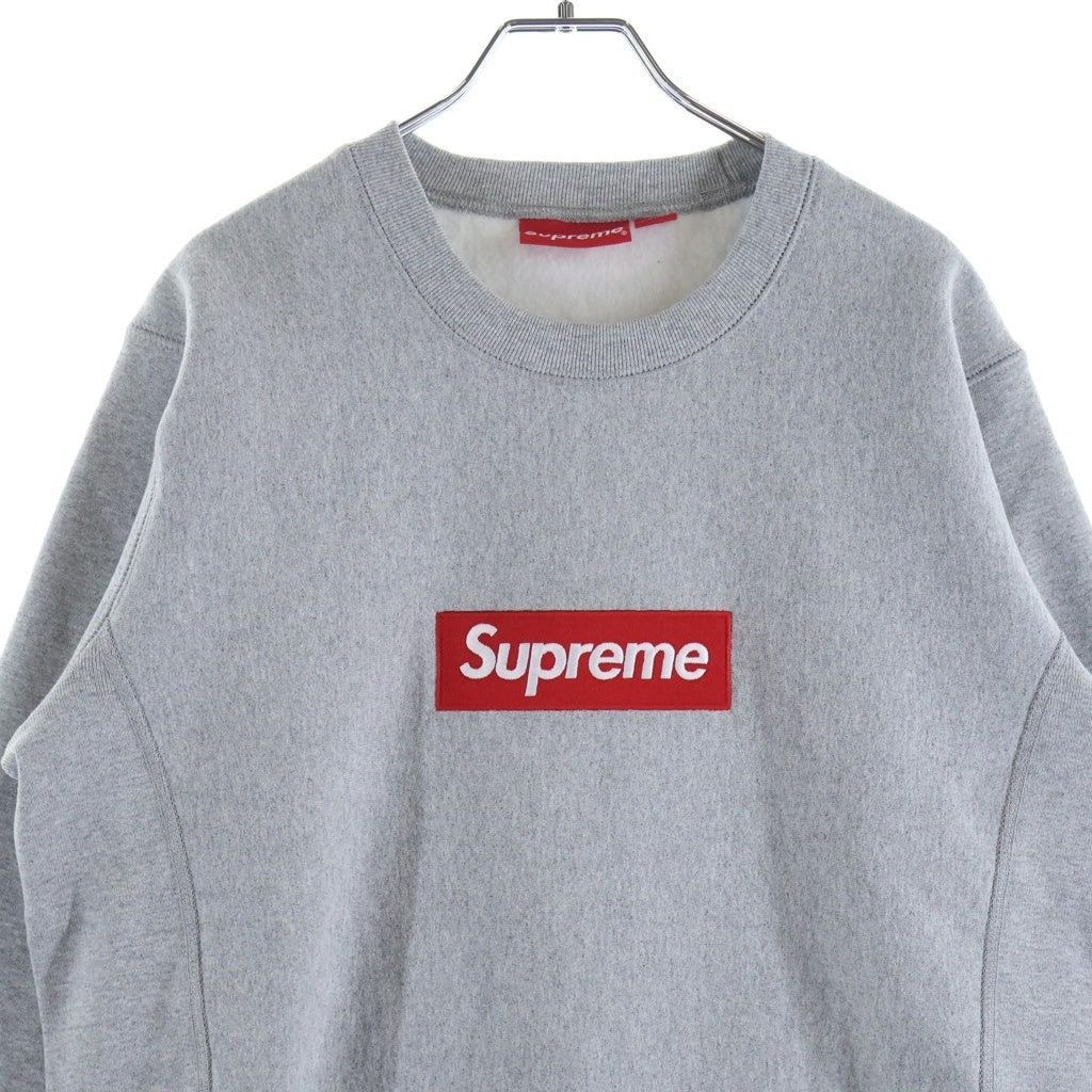 SUPREME(シュプリーム) 15AW Box Logo Crewneck ボックスロゴ クルーネックスウェットトレーナー グレー