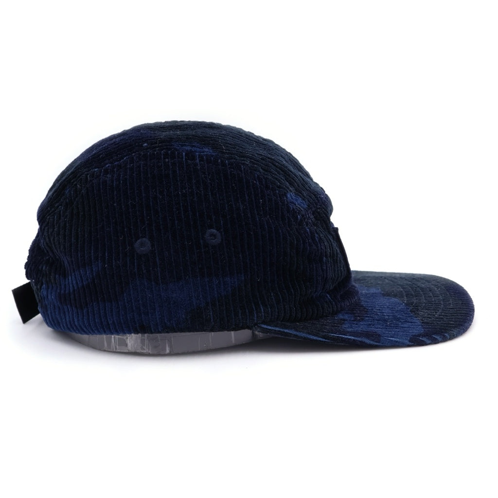 SUPREME(シュプリーム) 19AW Camo Corduroy Camp Cap 帽子 ブルー/ブラック