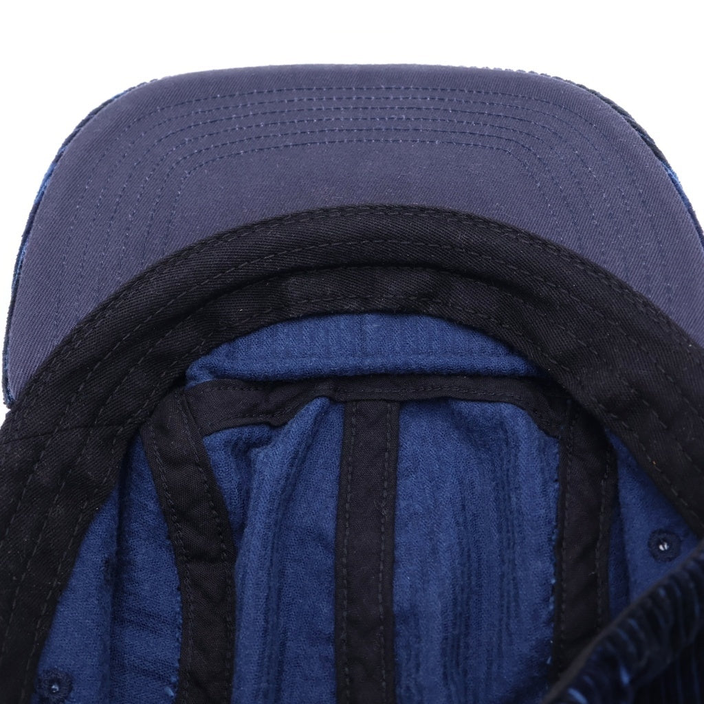 SUPREME(シュプリーム) 19AW Camo Corduroy Camp Cap 帽子 ブルー/ブラック
