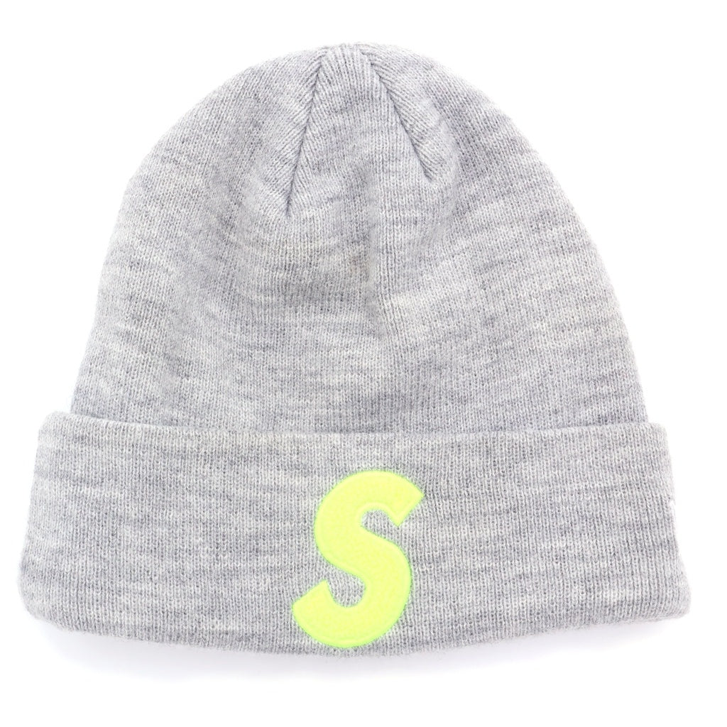SUPREME(シュプリーム) 19AW ×New Era S Logo Beanie ビーニー グレー