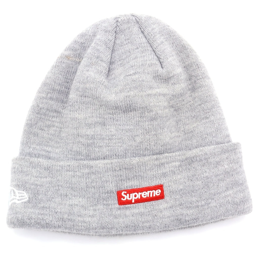 SUPREME(シュプリーム) 19AW ×New Era S Logo Beanie ビーニー グレー