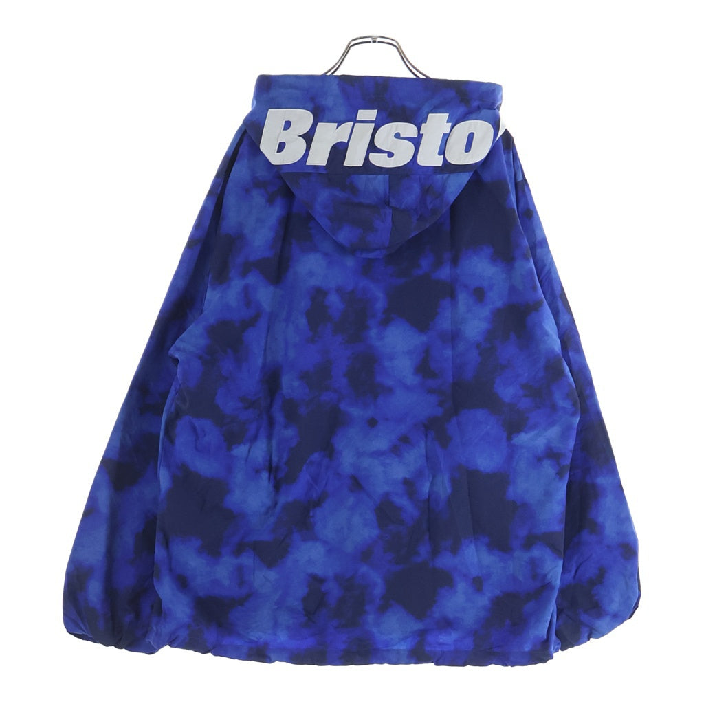 F.C.R.B.(エフシーアールビー) 22SS LOGO APPLIQUE PULLOVER HOODED ANORAK ロゴアップリケ プルオーバーフーディーアノラック ブルー FCRB-220069