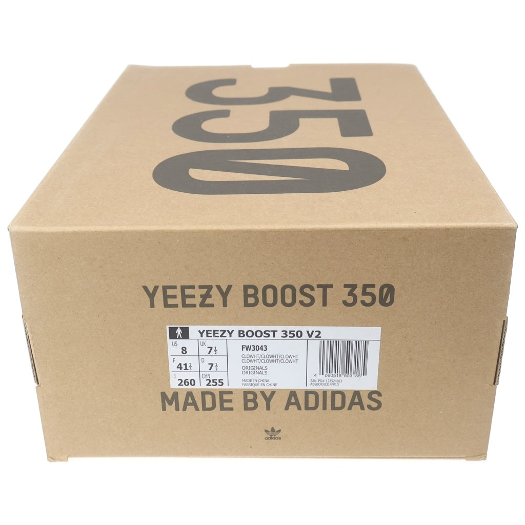 adidas(アディダス) YEEZY Boost 350 V2 Cloud White イージーブースト350V2 クラウドホワイト ローカットスニーカー US8/26.0cm FW3043