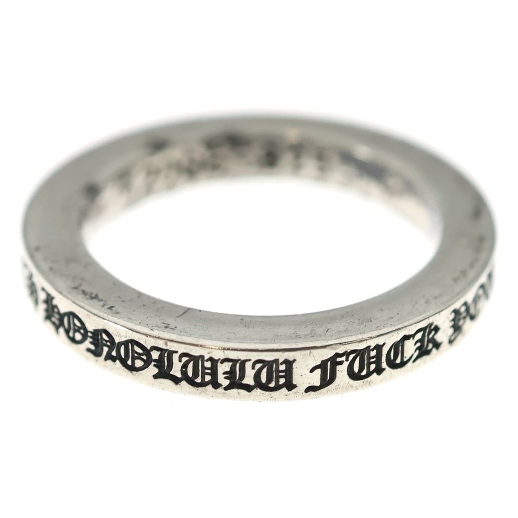 CHROME HEARTS(クロムハーツ) 3mm SPACER FUCKYOU ホノルル限定 3mmスペーサーファックユー シルバーリング シルバー
