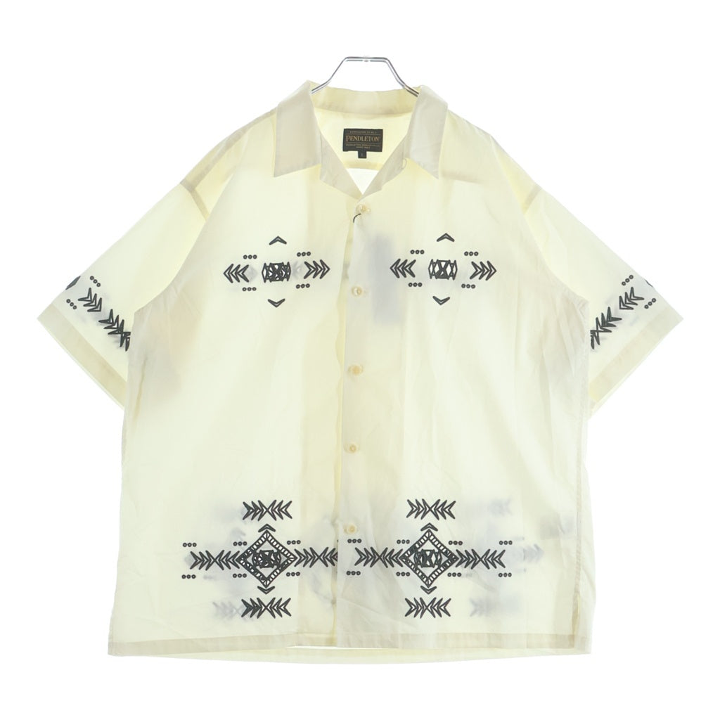 PENDLETON(ペンドルトン) カットワーク オープンカラーシャツ ホワイト 5275-0013