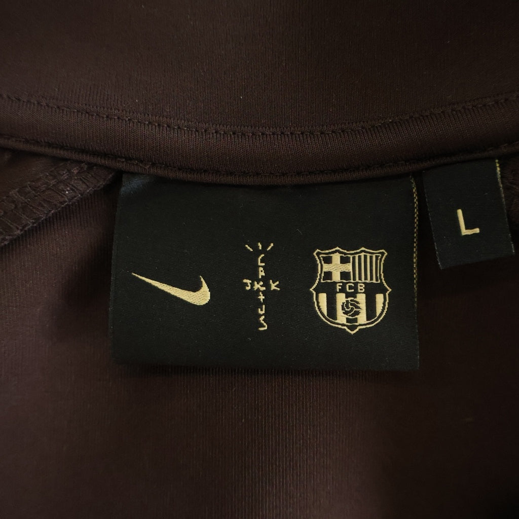 Cactus Jack(カクタスジャック) ×NIKE ×FC Barcelona Barca Retro Zip Anthem Jacket トラックジャケット ブラウン