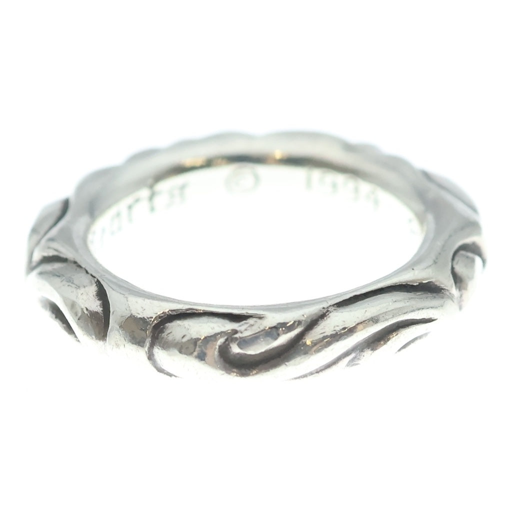 CHROME HEARTS(クロムハーツ) SCRL BAND スクロールバンド リング シルバー BCA351