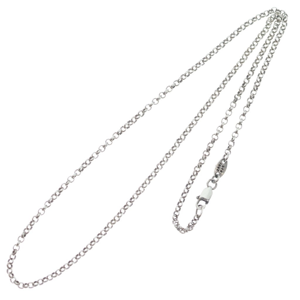 CHROME HEARTS(クロムハーツ) OLD NECKCHAIN R16 ロールチェーンネックレス 16inch シルバー オールド BCA082