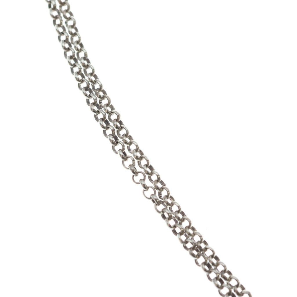 CHROME HEARTS(クロムハーツ) OLD NECKCHAIN R16 ロールチェーンネックレス 16inch シルバー オールド BCA082