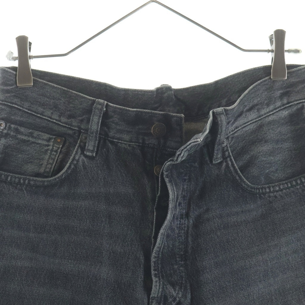 Acne Studios(アクネ ストゥディオズ) 1989 loose fit jeans ash Blcak ワイドデニム ブラック B00322