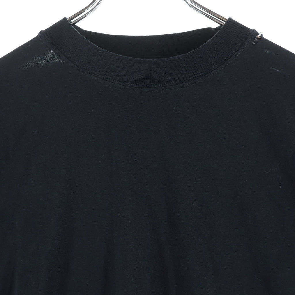 BALENCIAGA(バレンシアガ) 25SS セキュリティ ロゴ プリント カットソー ブラック 831305 TSVF9
