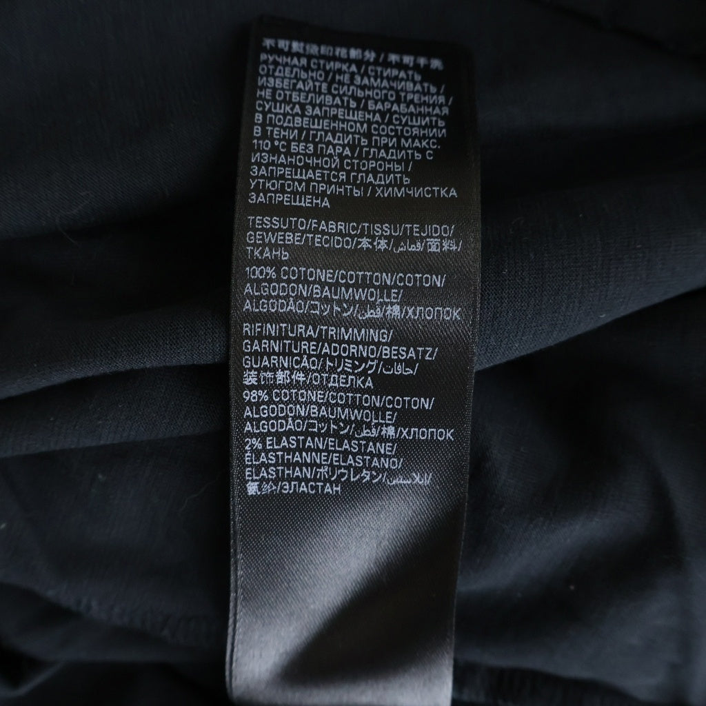 BALENCIAGA(バレンシアガ) 25SS セキュリティ ロゴ プリント カットソー ブラック 831305 TSVF9