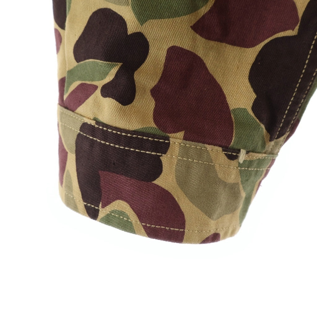 THE REAL McCOY'S(ザリアルマッコイ) BEO GAM CAMOUFLAGE SHIRT ベオガム カモフラージュシャツ ベージュ