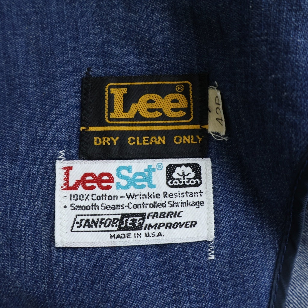LEE(リー) 70s USA Denim Tailored Jacket デニム テーラードジャケット インディゴ