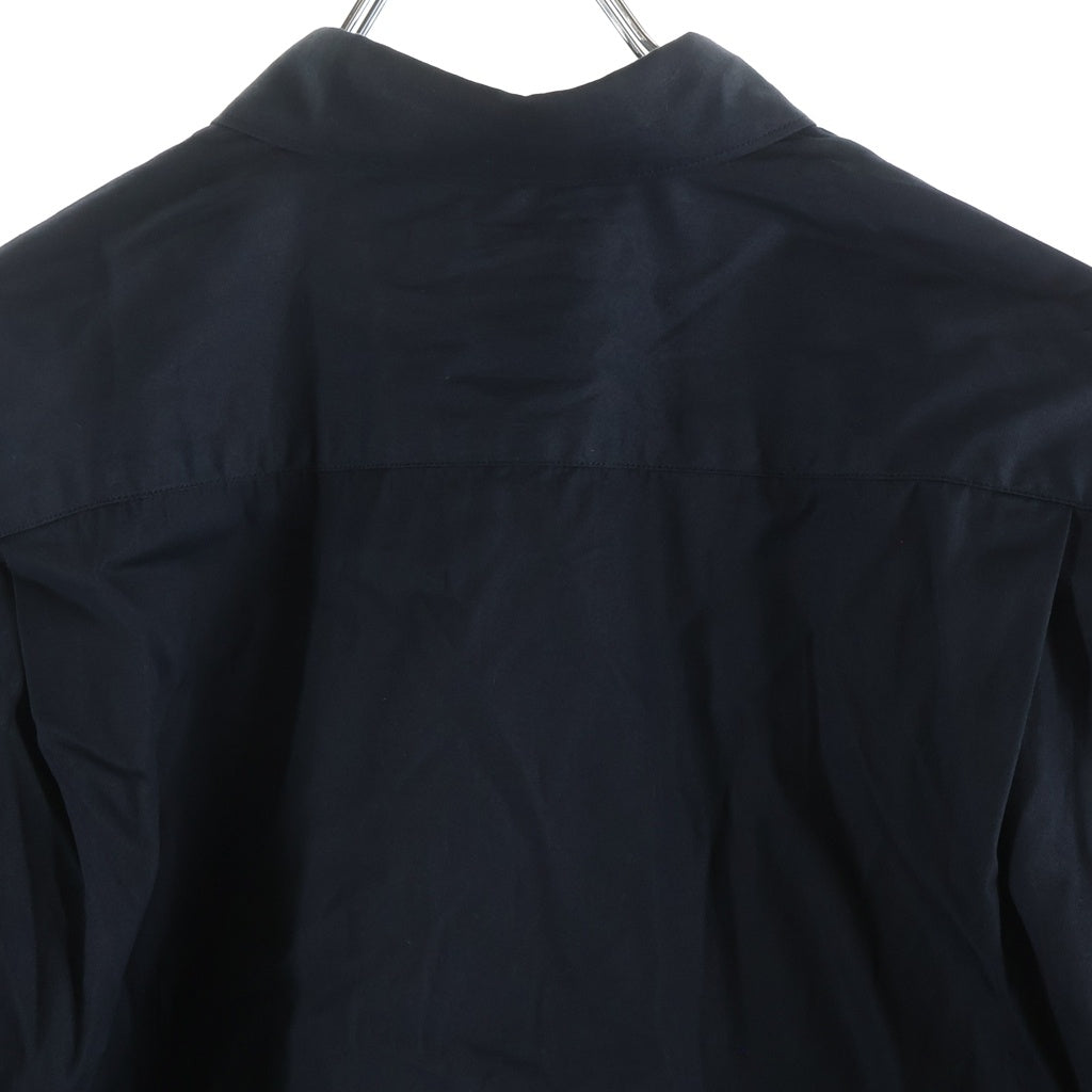COMME des GARCONS(コムデギャルソン) 23SS Cotton Poplin Shirt コットン ポプリン 長袖シャツ ブラック FK-B023