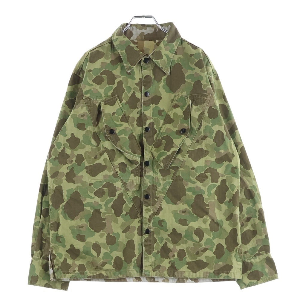 WAIPER.inc(ワイパー) 4's U.S.M.C. Marine Parachute ダックハンターカモ リバーシブル パラマリンジャケット カーキ WP1145