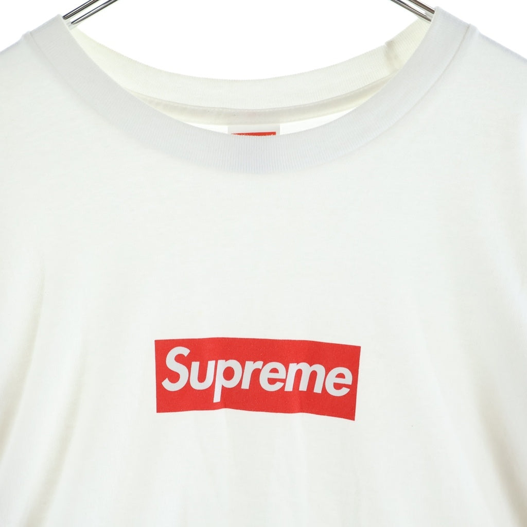 SUPREME(シュプリーム) 20AW Box Logo L/S Tee ボックスロゴプリント クルーネック長袖Tシャツ カットソー ホワイト