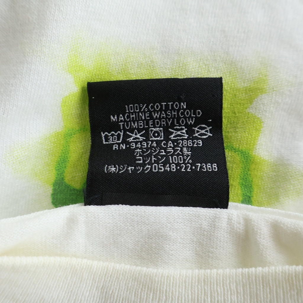 STUSSY(ステューシー) Rib Cage 3M LS Tee リブ ケージプリント 長袖Tシャツ ホワイト
