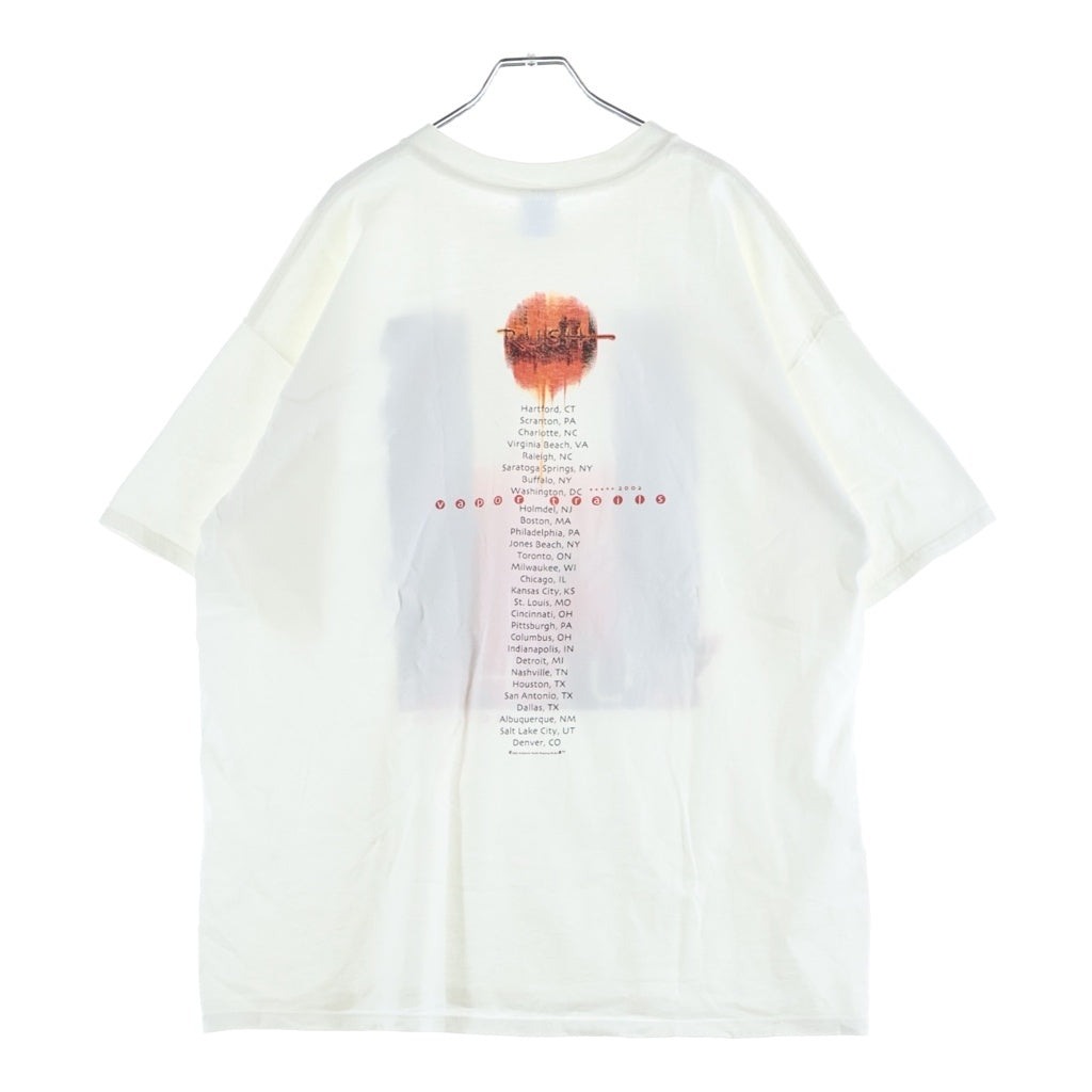 NO BRAND(ノーブランド) VINTAGE 00S RUSH ノースアメリカ ツアー 半袖Tシャツ カットソー