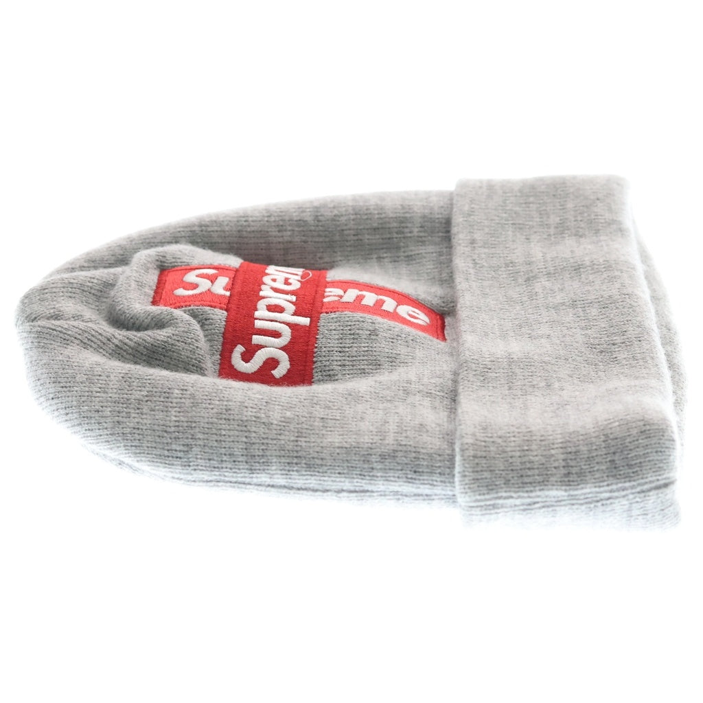 SUPREME(シュプリーム) ×NEW ERA 20AW Cross Box Logo Beanie ビーニー グレー