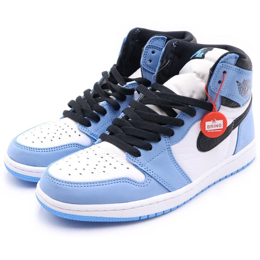 NIKE(ナイキ) AIR JORDAN 1 HIGH OG University Blue エアジョーダン1 ハイ ユニバーシティーブルー ハイカットスニーカーシューズ ブルー/ホワイト US9.5/27.5cm 555088-134