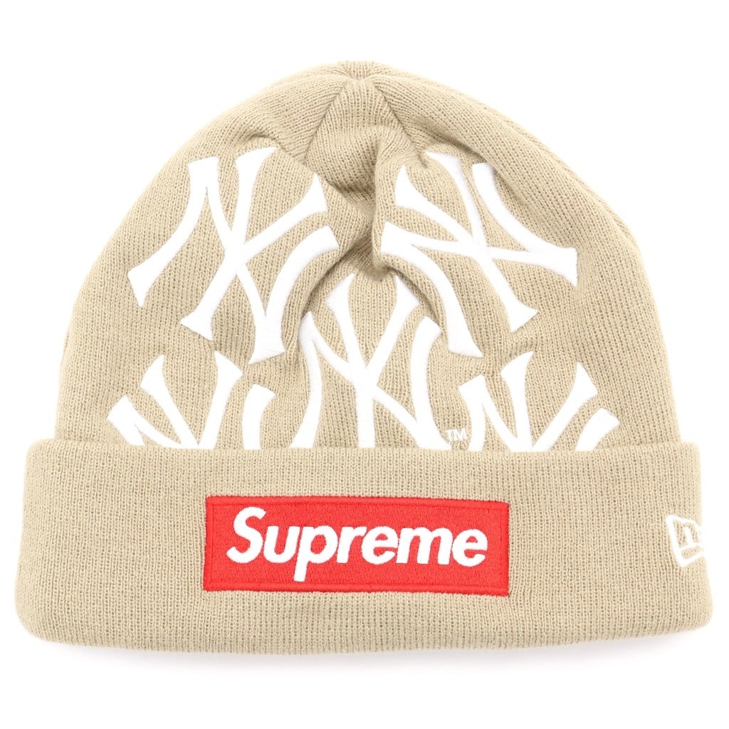 SUPREME(シュプリーム) ×New York Yankees ×New Era Box Logo Beanie