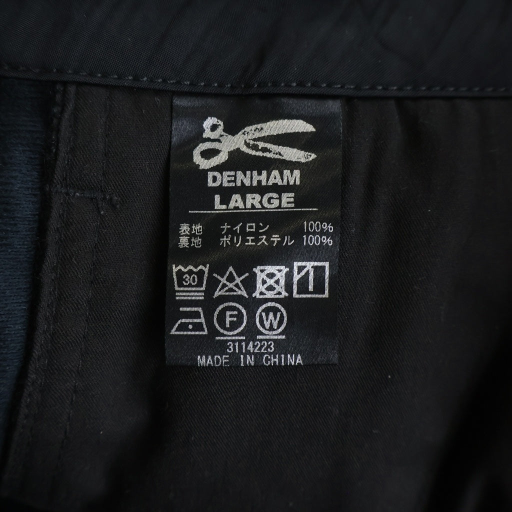 DENHAM(デンハム) スタッズ ナイロン パンツ ブラック 27211-2-10005