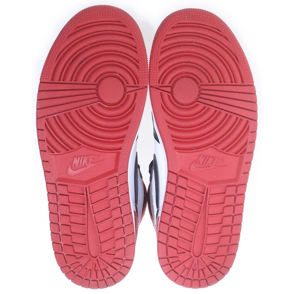 NIKE(ナイキ) AIR JORDAN1 RETRO HIGH OG RUBY エアジョーダン1 レトロ レザーハイカットスニーカー レッド/ホワイト US10/27cm FD2596-602