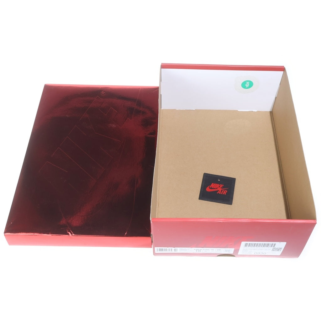 NIKE(ナイキ) AIR JORDAN1 RETRO HIGH OG RUBY エアジョーダン1 レトロ レザーハイカットスニーカー レッド/ホワイト US10/27cm FD2596-602