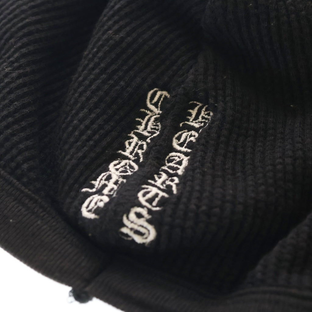 CHROME HEARTS(クロムハーツ) BEANIE CHクロス刺繍 ビーニー ニット帽 ブラック