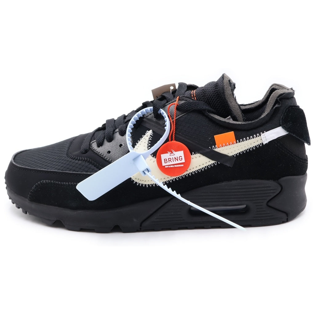 NIKE(ナイキ) ×OFF-WHITE THE 10 AIR MAX 90 オフホワイト ザテン エアマックス90 ローカットスニーカー ブラック US10/28cm AA7293-001
