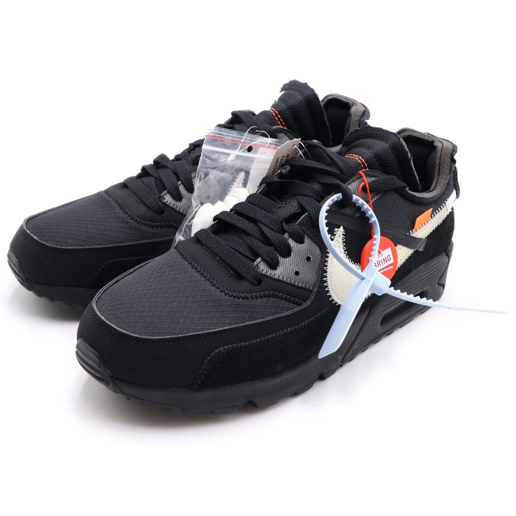 NIKE(ナイキ) ×OFF-WHITE THE 10 AIR MAX 90 オフホワイト ザテン エアマックス90 ローカットスニーカー ブラック US10/28cm AA7293-001