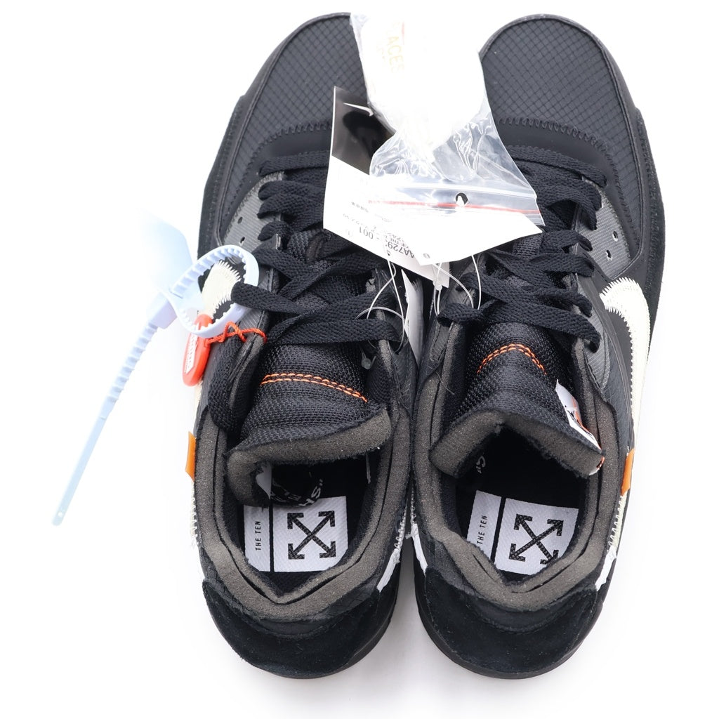 NIKE(ナイキ) ×OFF-WHITE THE 10 AIR MAX 90 オフホワイト ザテン エアマックス90 ローカットスニーカー ブラック US10/28cm AA7293-001
