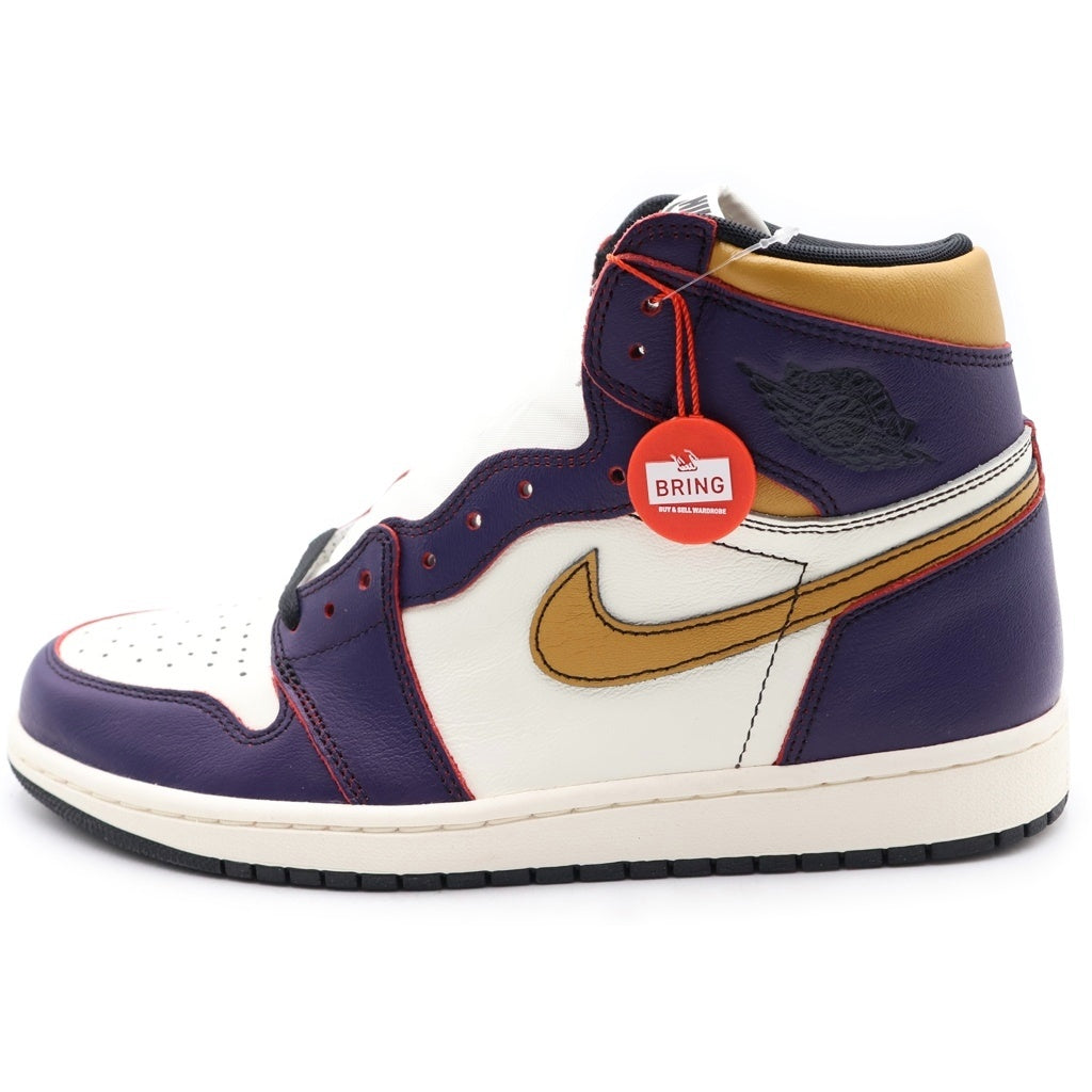 NIKE(ナイキ) AIR JORDAN 1 HIGH OG DEFIANT LA TO CHICAGO エアジョーダン1 エルエートゥーシカゴ ハイカットスニーカー ホワイト/パープル US10/28.0cm CD6578-507