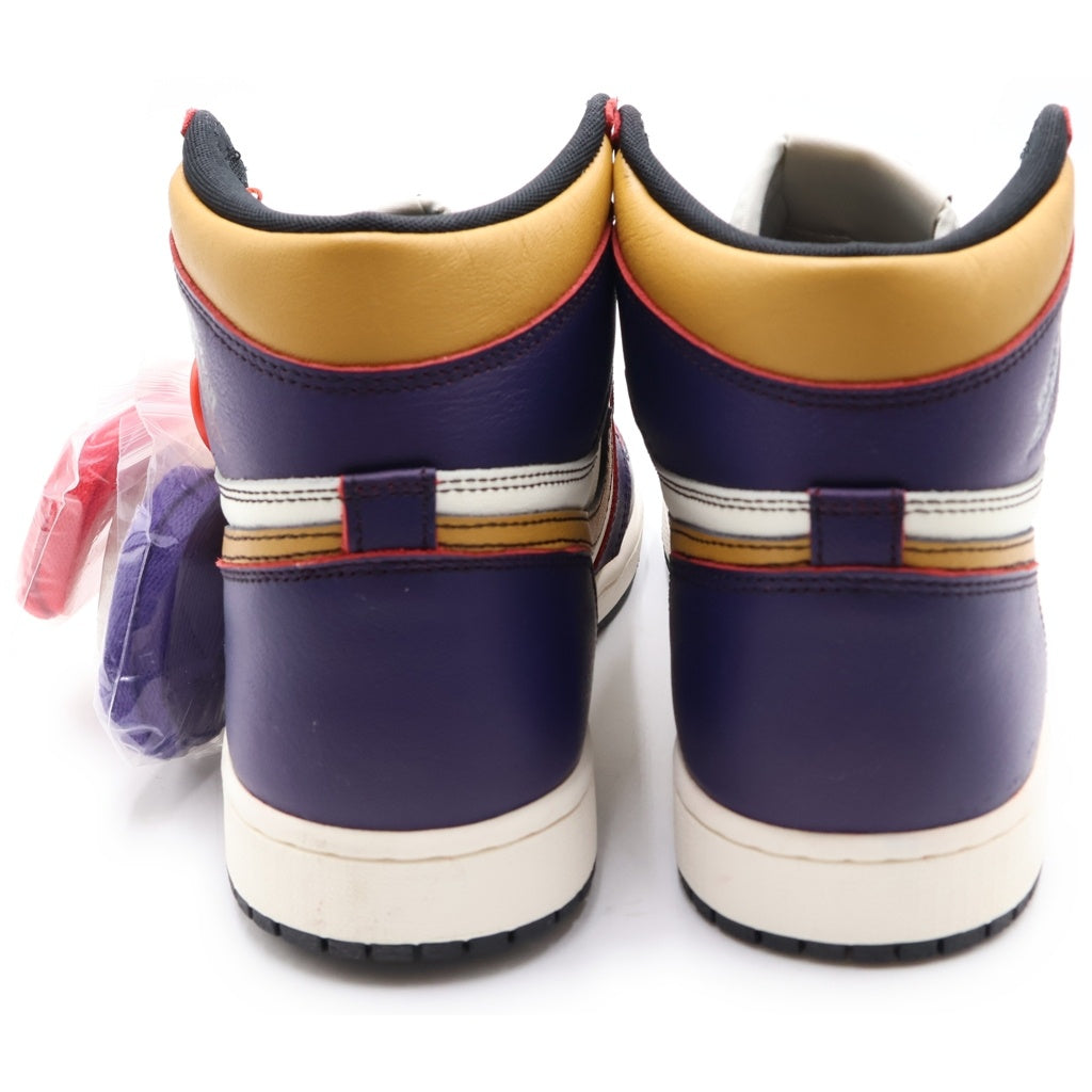 NIKE(ナイキ) AIR JORDAN 1 HIGH OG DEFIANT LA TO CHICAGO エアジョーダン1 エルエートゥーシカゴ ハイカットスニーカー ホワイト/パープル US10/28.0cm CD6578-507
