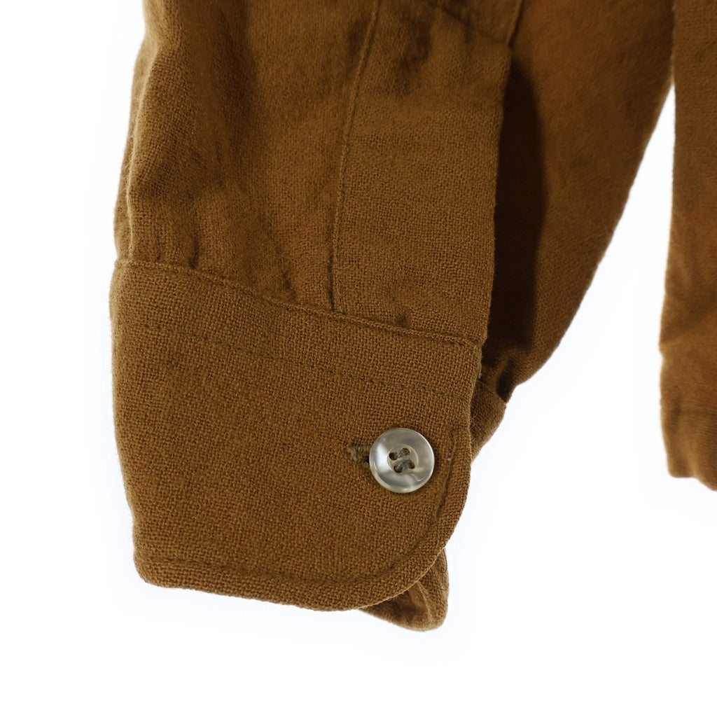 PENDLETON(ペンドルトン) 70s VINTAGE ヴィンテージ ウール オープンカラー 長袖シャツ ブラウン