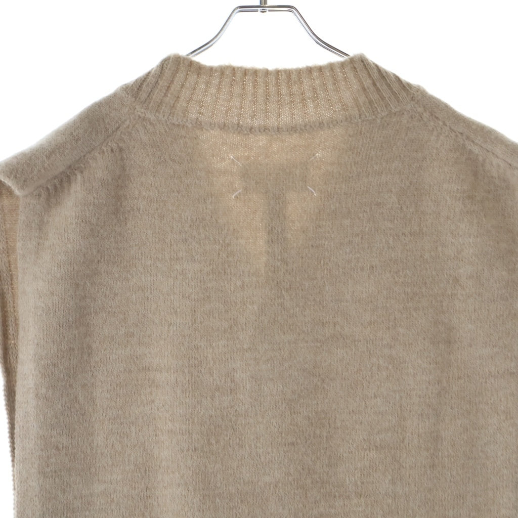 Maison Margiela(メゾンマルジェラ) 22AW Vネック ウール ニット ベスト ベージュ S50TH0057