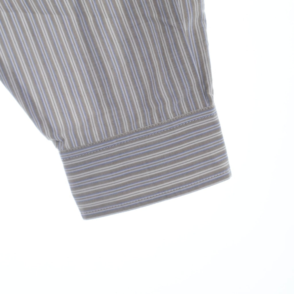 MM6 Maison Margiela(エムエムシックスメゾンマルジェラ) 23SS ストライプ ドレス 長袖 シャツ グレー S52CT0766