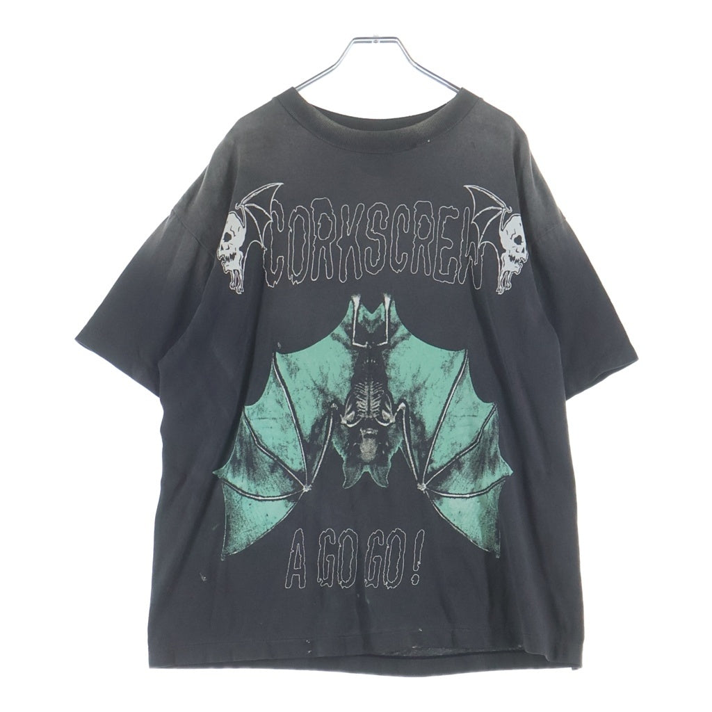 SAINT MICHAEL(セントマイケル) 25AW KUROYUME KY_SS TEE 黒夢 半袖Tシャツ カットソー ブラック SM-HR1-0000-C62