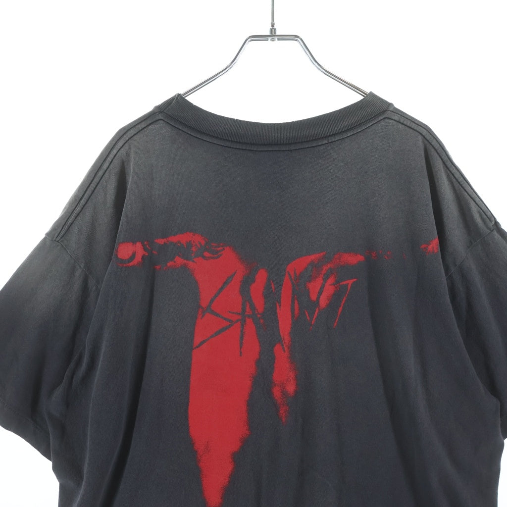 SAINT MICHAEL(セントマイケル) 25AW KUROYUME KY_SS TEE 黒夢 半袖Tシャツ カットソー ブラック SM-HR1-0000-C62