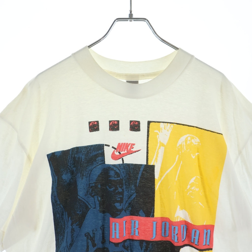 NIKE(ナイキ) 90S VINTAGE ヴィンテージ 銀タグ マイケルジョーダン プリント 半袖カットソー Tシャツ マルチ VLA080
