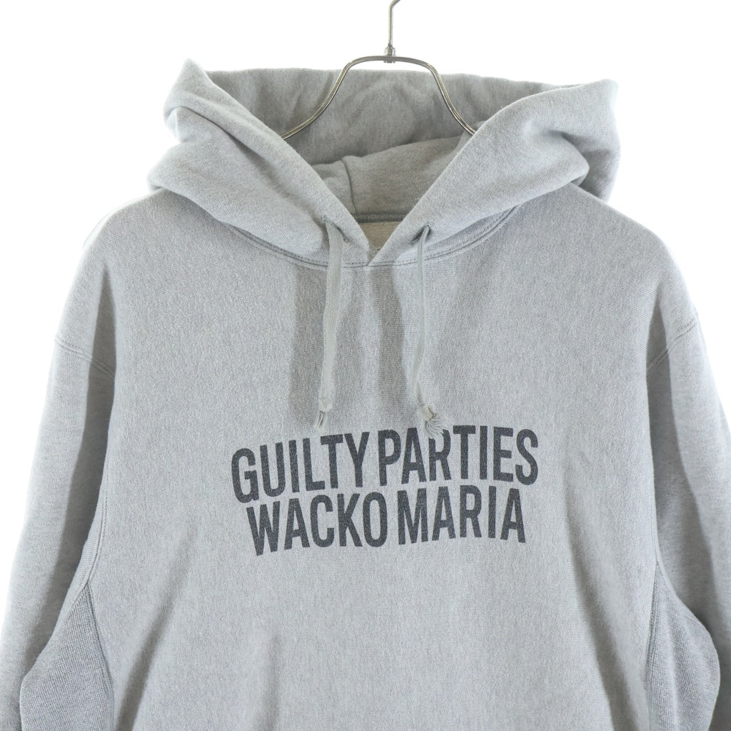 WACKO MARIA(ワコマリア) HEAVY WEIGHT PULLOVER HOODED SWEAT SHIRT ヘビー ウェイト プルオーバー フーデッド スウェット シャツ グレー