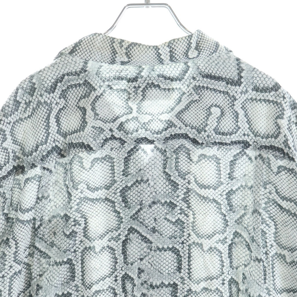 WACKO MARIA(ワコマリア) PYTHON OPEN COLLAR SHIRT パイソン オープンカラー ハワイアン 半袖 シャツ グレー