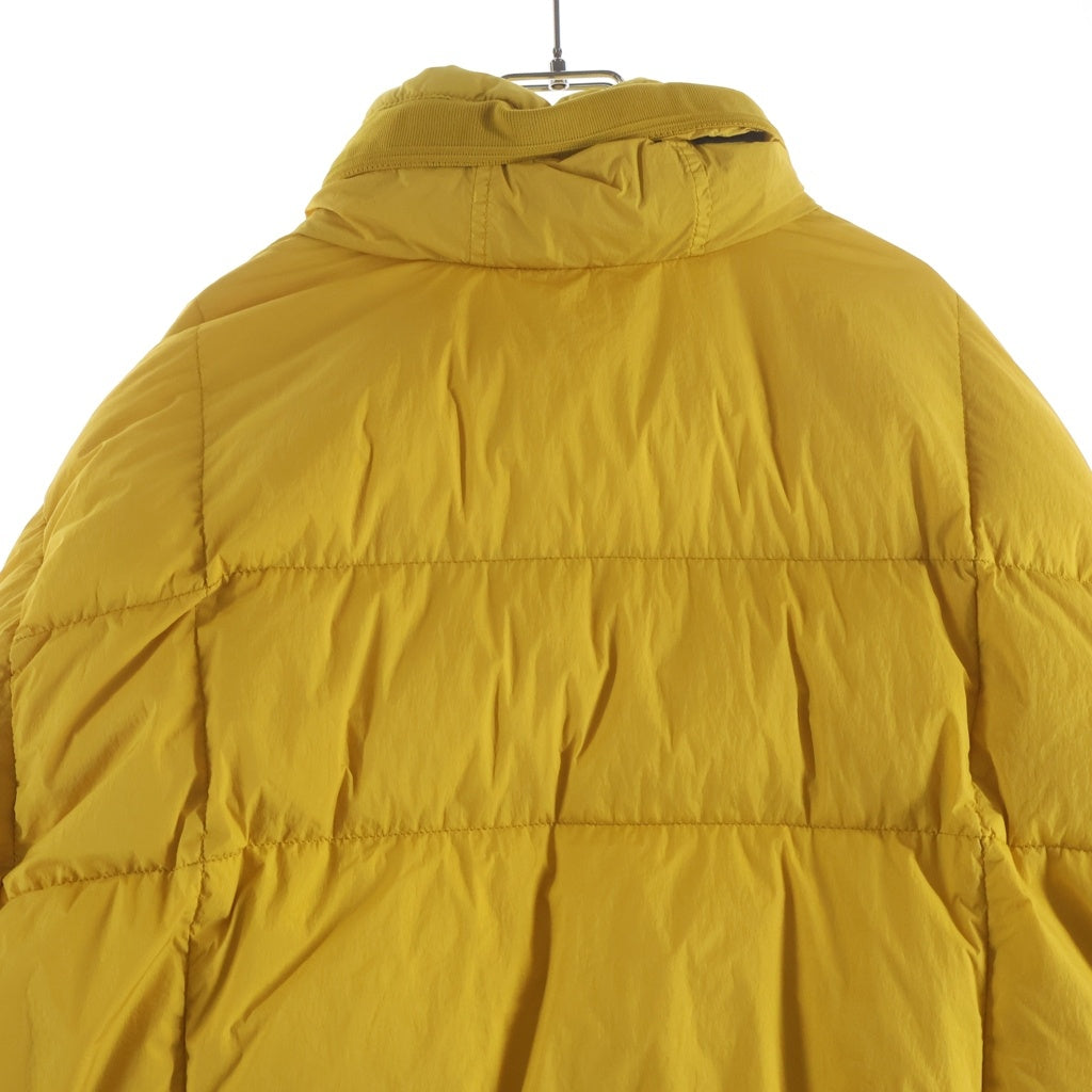 STONE ISLAND(ストーンアイランド) ロゴ ワッペン ジップアップ ダウン ジャケット イエロー 691540423